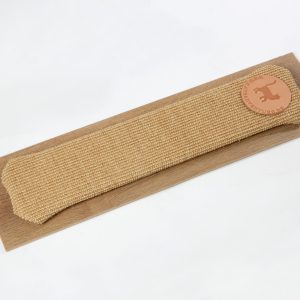 Katzenzunge Sisal rot/natur